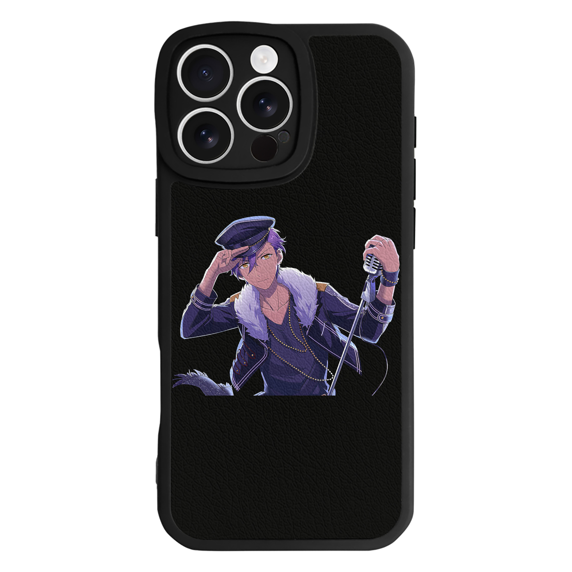 （画像用） あんさんぶるスターズ! Ensemble Stars 【iPhone 16シリーズ対応】シリコンスマホケース（レザー調） 材質：シリコン